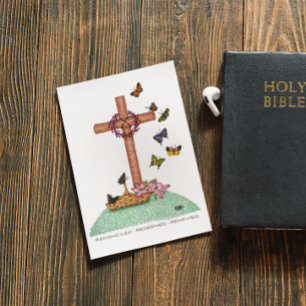 Reconciled Redeemed Renewed Inspirational Postcard