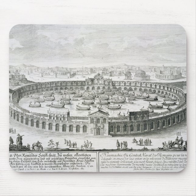 Reconstruction of a Roman Naval Battle, from 'Entw Mouse Pad (Front)