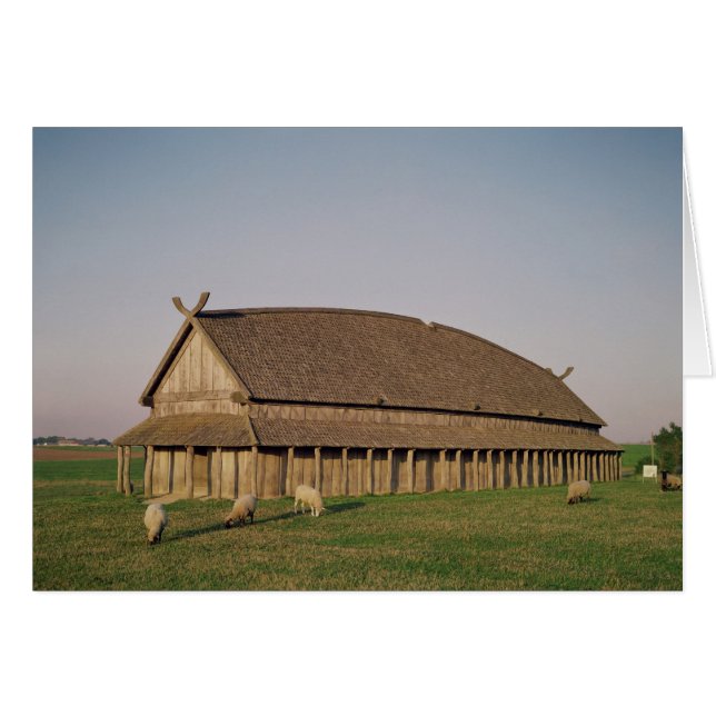 Reconstruction of an 11th century Viking house (Front Horizontal)