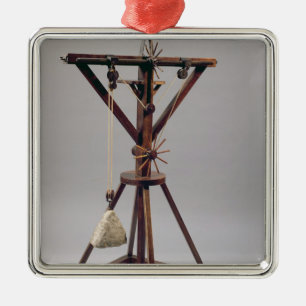 Reconstruction of da Vinci's design Metal Ornament