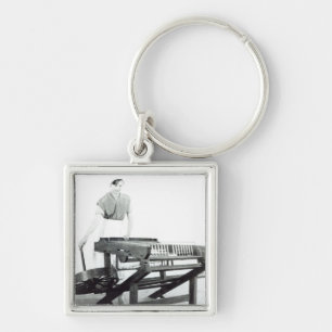 Reconstruction of Hargreaves's 'Spinning Jenny' Key Ring