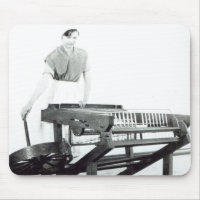Reconstruction of Hargreaves's 'Spinning Jenny'