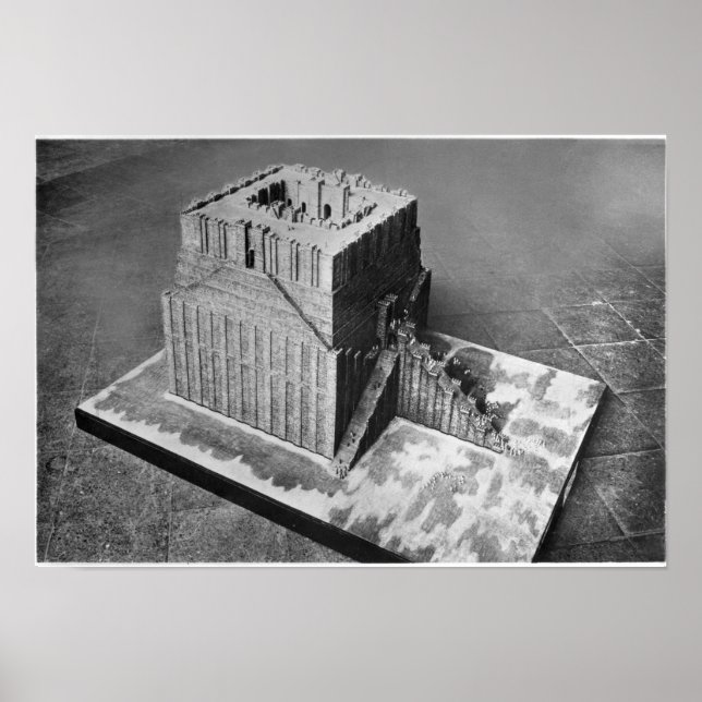 Reconstruction of the Tower of Babel Poster (Front)