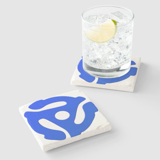 Record Adapter Stone Coaster (Side)