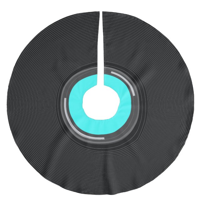 Record Album Brushed Polyester Tree Skirt (Front)