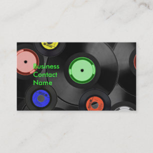 Record Album Business Card