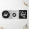 Record Album Cover B&W Photo Unique Wedding Invite