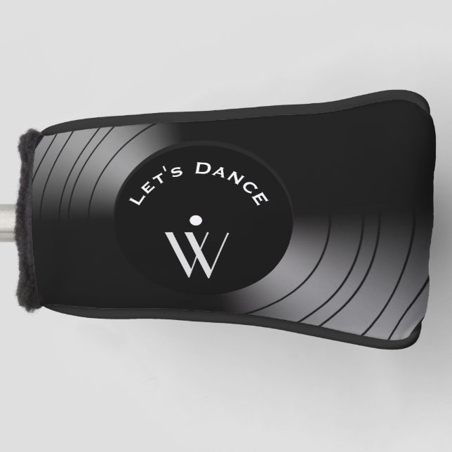 Record Album Let's Dance Initial Golf Head Cover (Front)