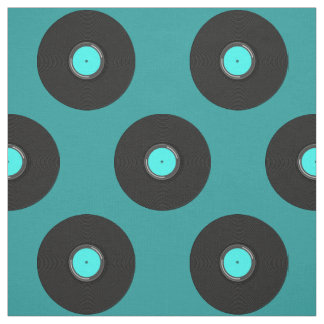 Record Album Pattern Fabric