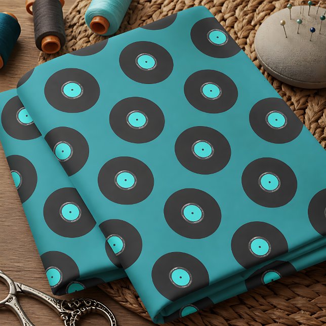 Record Album Pattern Fabric (Creator Uploaded)