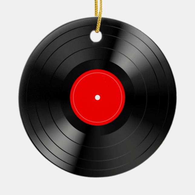 Record_LP Ceramic Ornament (Front)