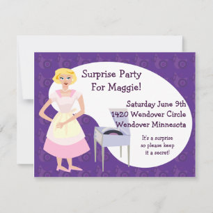 Record Player Party Invitation