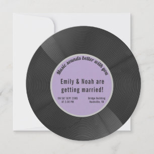 Record Save the Date Invitation