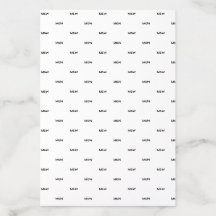 Record Sleeve Monogram Square