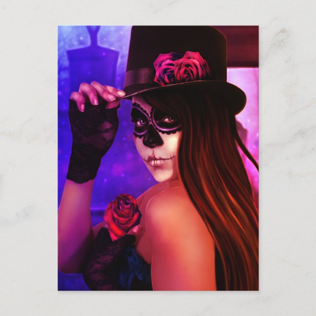 Recordando los Muertos Postcard (Front)