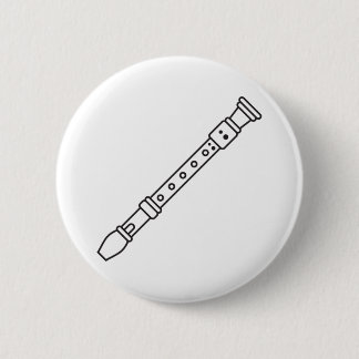 Recorder 6 Cm Round Badge