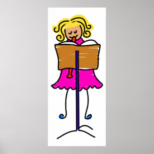 Recorder Kid Poster