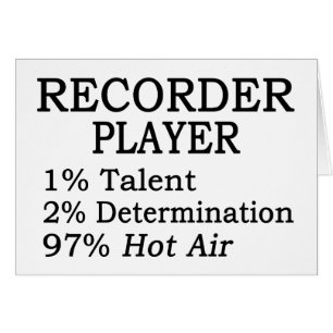 Recorder Player Hot Air