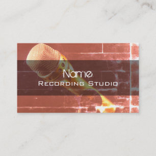 Recording Studio Business Card