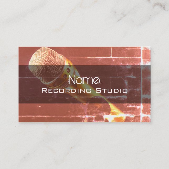 Recording Studio Business Card (Front)
