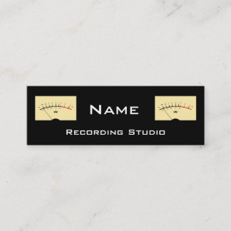Recording Studio Business Card
