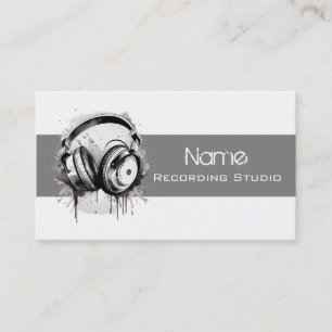 Recording Studio Business Card