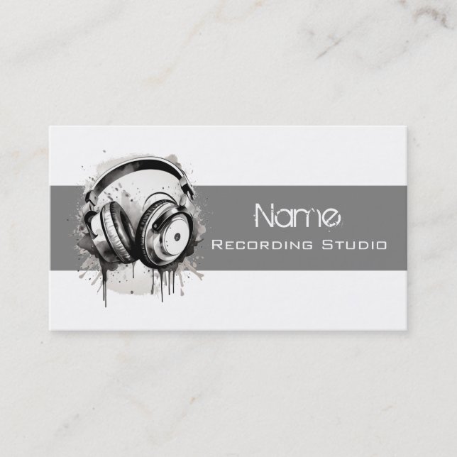 Recording Studio Business Card (Front)