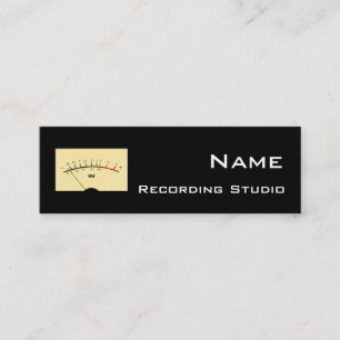 Recording Studio Business Card