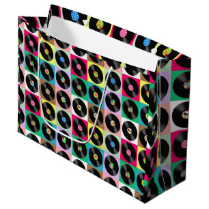 Records everywhere large gift bag