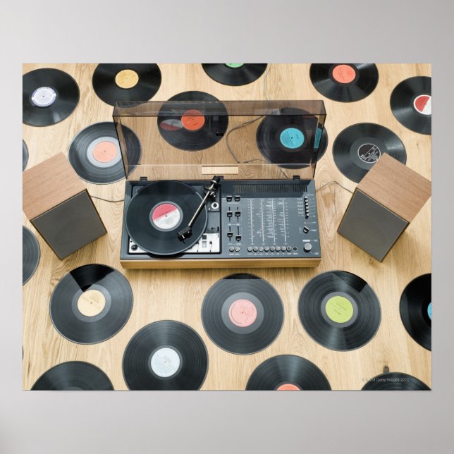 Records on Floor 2 Poster (Front)