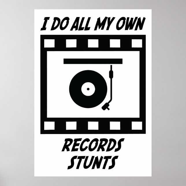 Records Stunts Poster (Front)