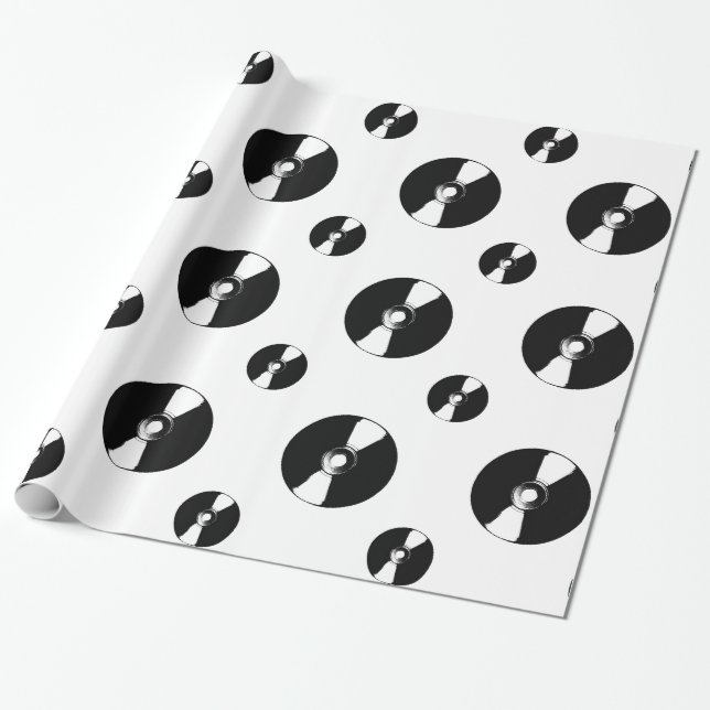 Records Wrapping Paper (Unrolled)