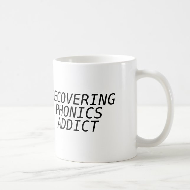 Recovering Phonic Addict Coffee Mug (Right)