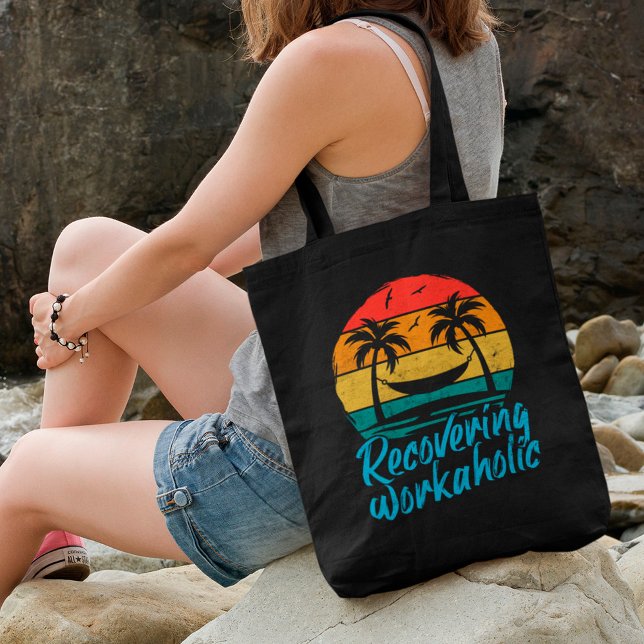 Recovering Workaholic | Fun Vacation Tote Bag (Creator Uploaded)