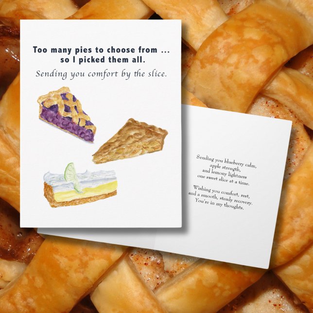 Recovery From Surgery Pie Slices Card (Creator Uploaded)