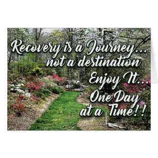 recovery is a journey card 26tenn