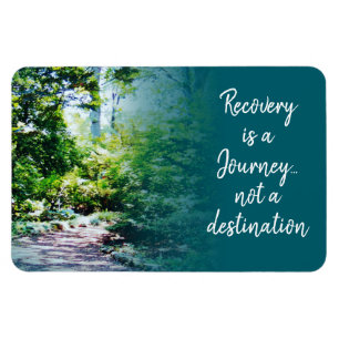 recovery is a journey magnet 25