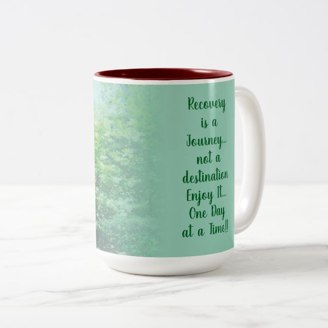 recovery is a journey mug 26 (Front Right)
