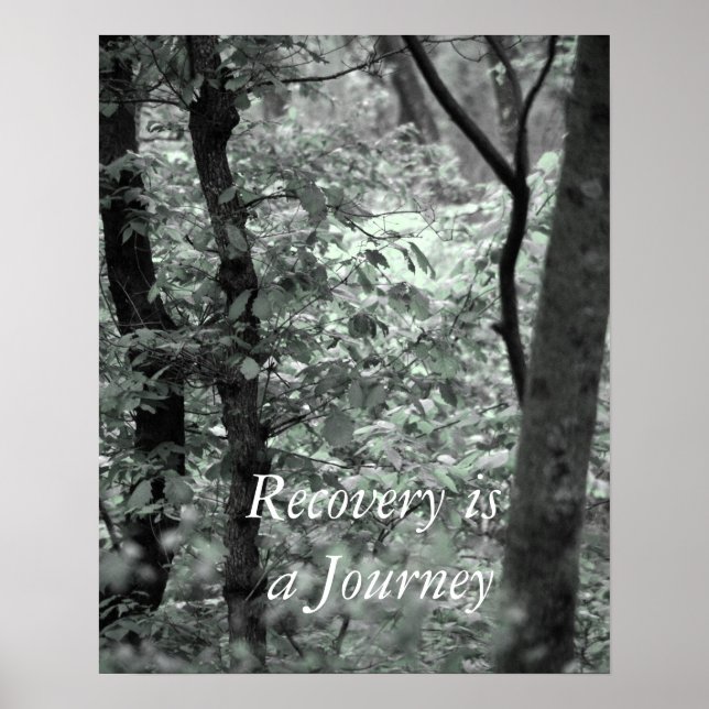 Recovery is a Journey Poster (Front)
