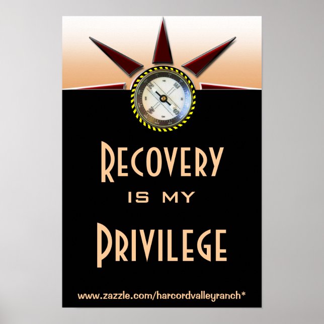 Recovery is my privilege poster (Front)