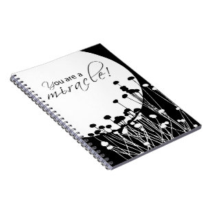Recovery Miracle, Black and White Notebook