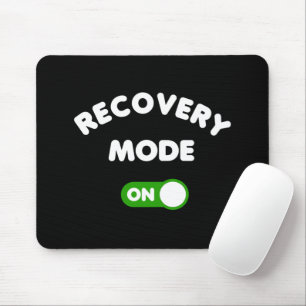 Recovery Mode Get Well Soon Funny Surgery Mouse Pa Pad