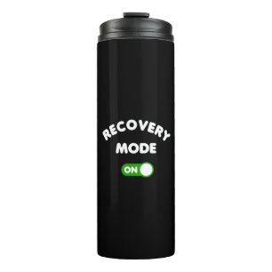 Recovery Mode Get Well Soon Funny Surgery Thermal Tumbler