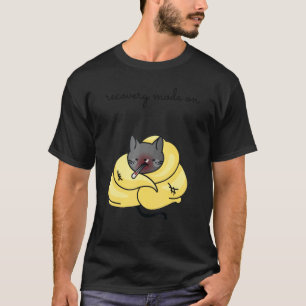 Recovery Mode On Get Well Injury Tuxedo Cat T-Shirt