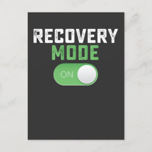Recovery Mode On Get Well Invitation Postcard