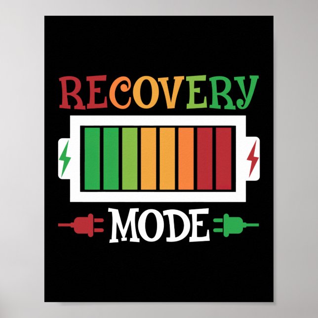 Recovery Mode On Get Well Poster (Front)