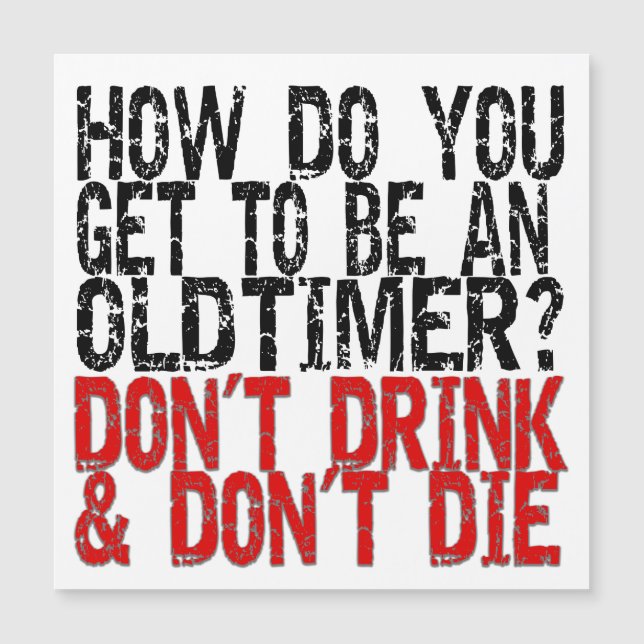 Recovery Old Timer Joke (Front)