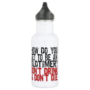 Recovery Old Timer Joke 532 Ml Water Bottle