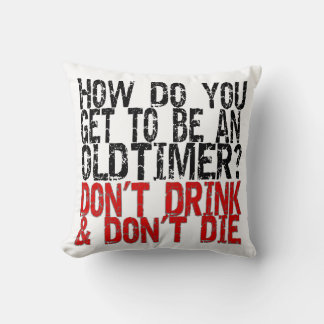 Recovery Old Timer Joke Cushion