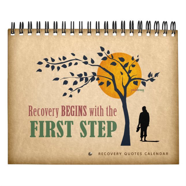 Recovery Quotes, Inspirational Slogans, 12 Steps Calendar (Cover)